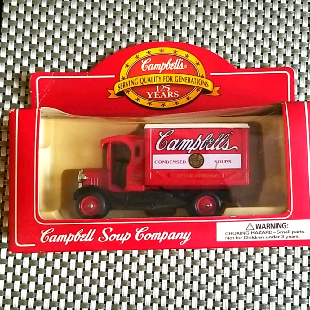 Campbell soup truck toy
